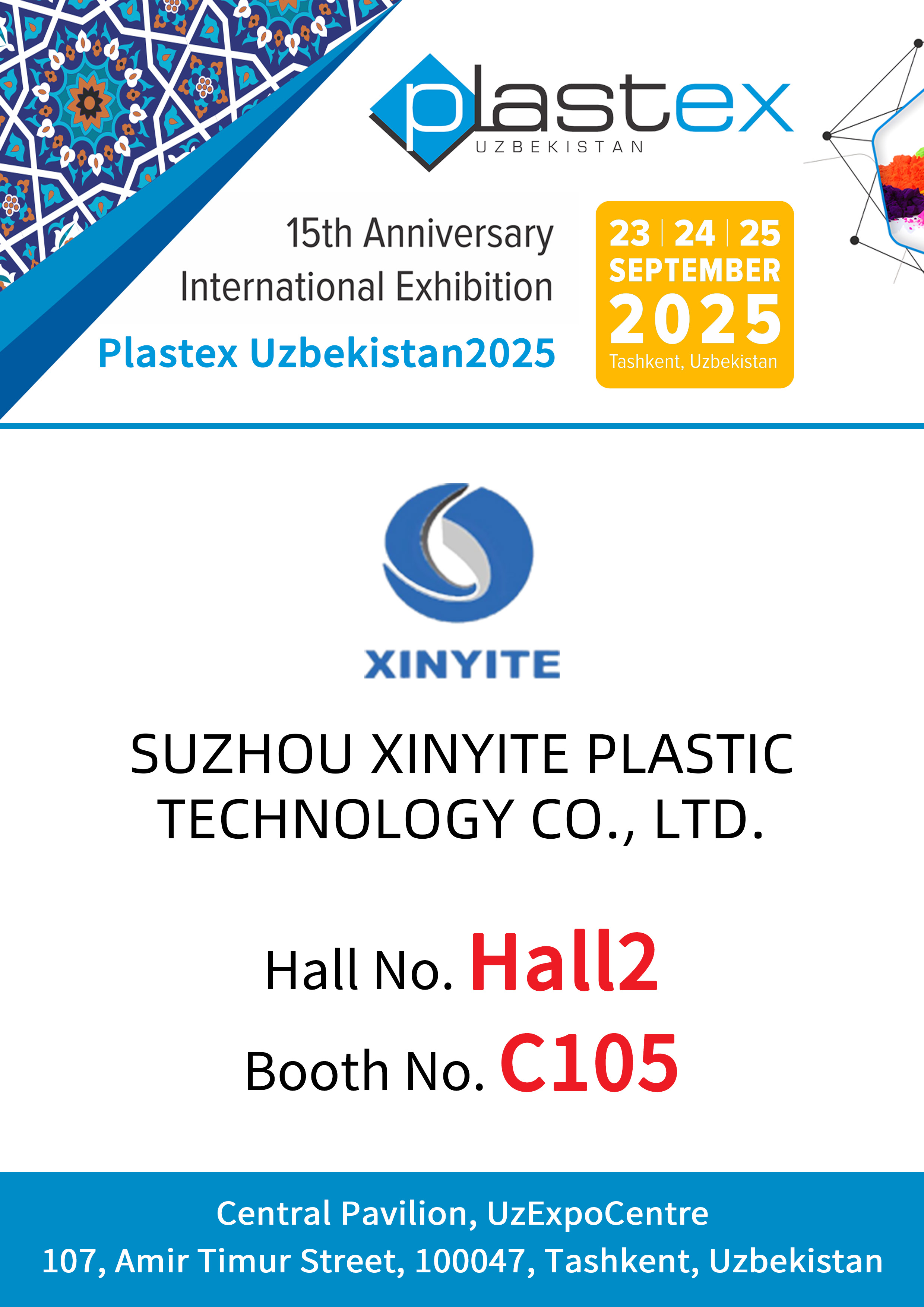 Ausstellungseinladung-Plastex Usbekistan 2025